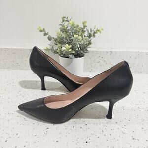 Kate Spade New York Women's Vivian Pump Black Leather Size 9 CP